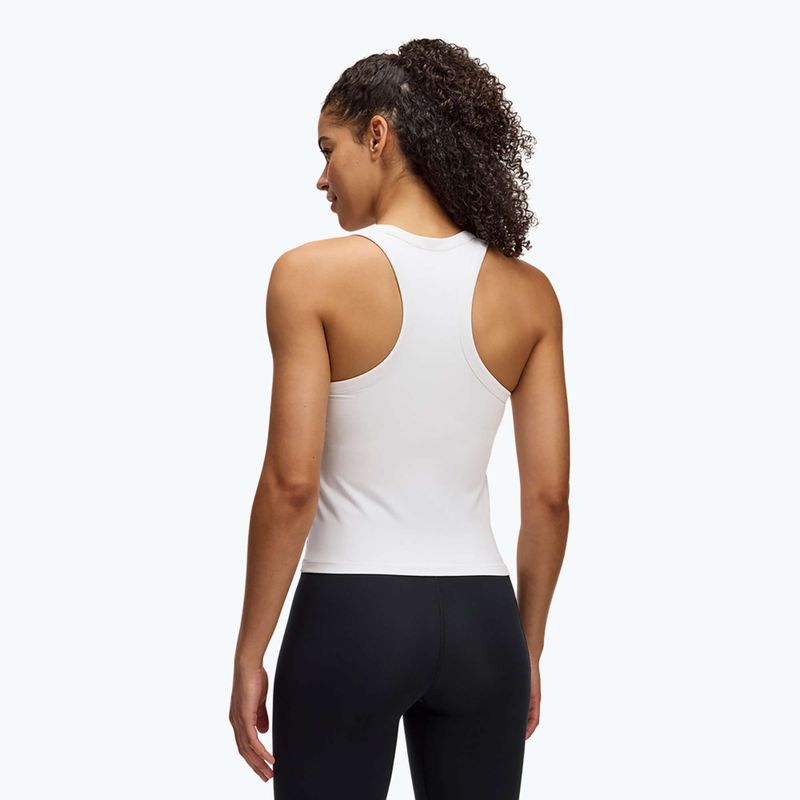 Women's training top Under Armour Motion High Neck Tank white/black 2