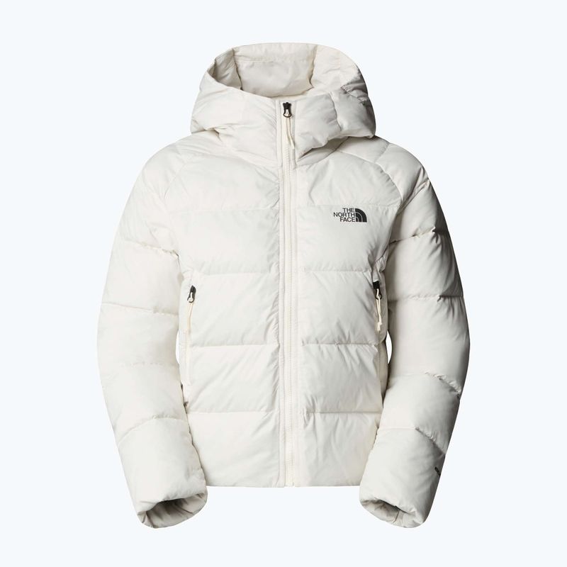 Women's down jacket The North Face Hyalite Down Hoodie white dune 2