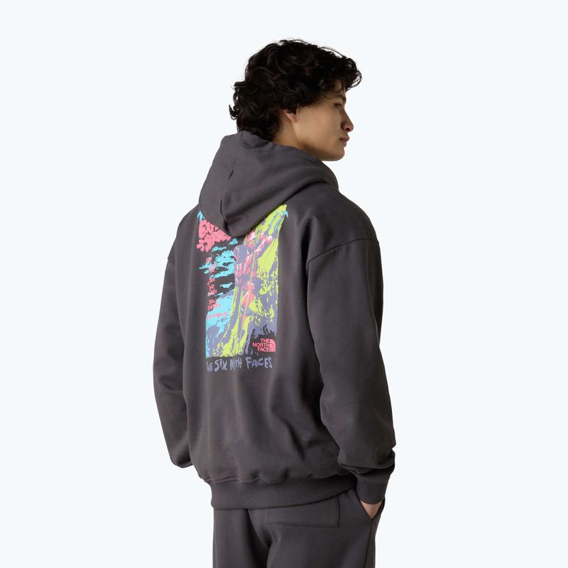 Men's sweatshirt The North Face Expedition Celebration Oversized Hoodie anthracite grey 3