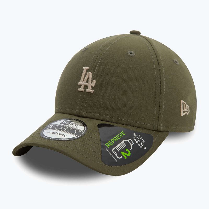 New Era Repreve Mini Logo 9FORTY Los Angeles Dodgers green baseball cap 2