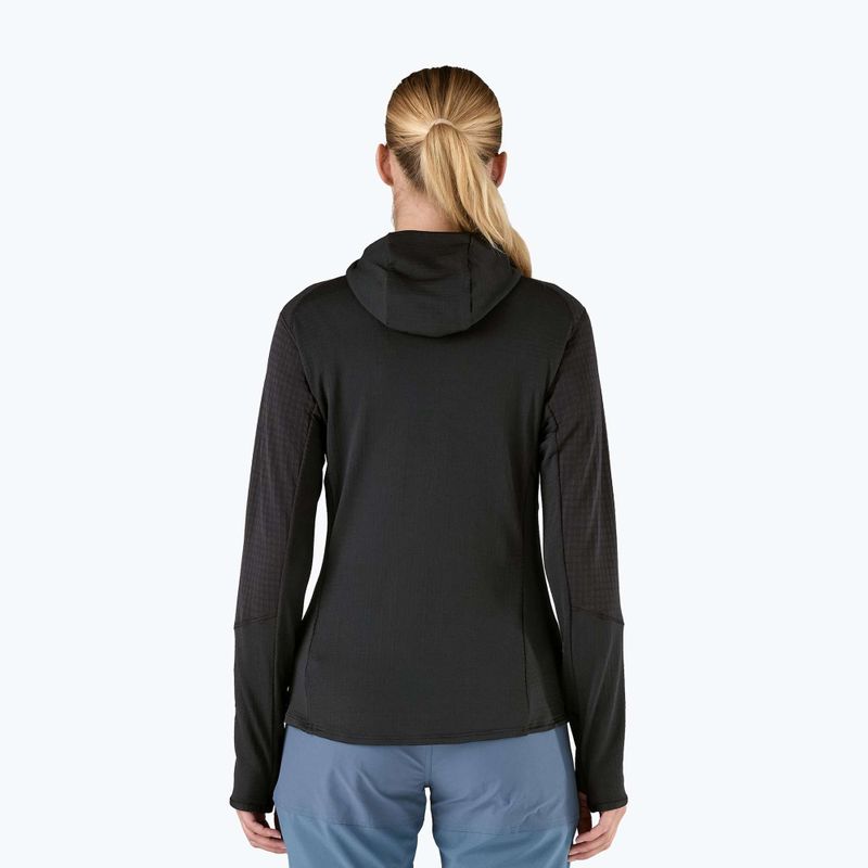 Women's softshell jacket Patagonia R1 Hybrid Pullover Hoody black 2