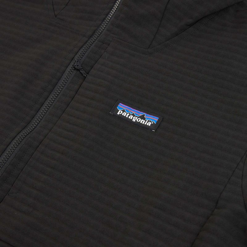 Men's softshell jacket Patagonia R1 TechFace Hoody black 4