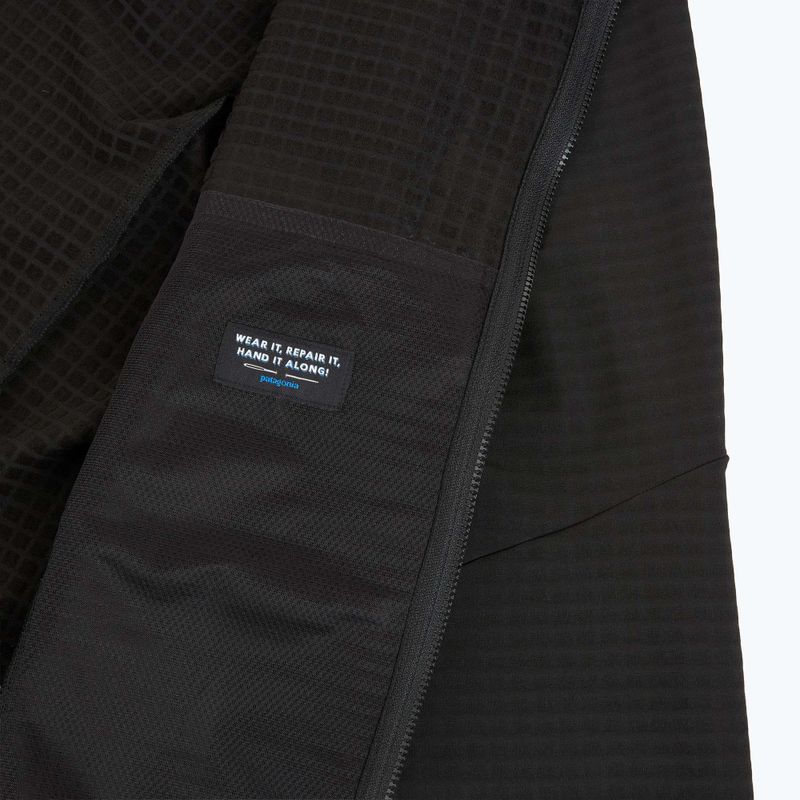 Men's softshell jacket Patagonia R1 TechFace Hoody black 6