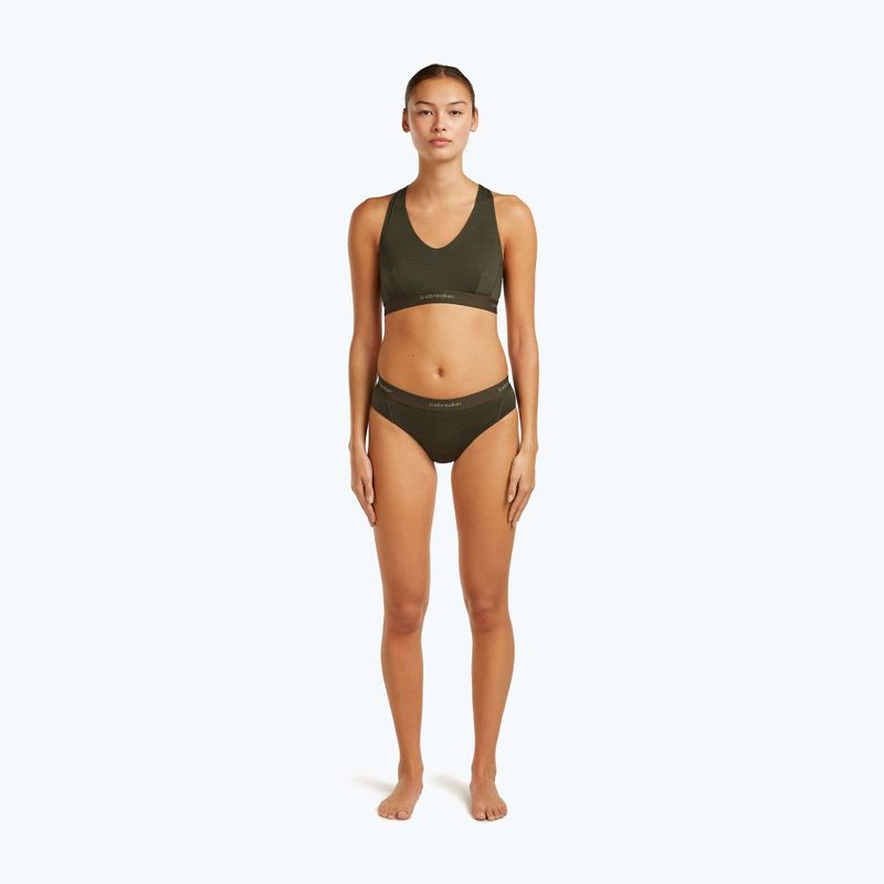 Thermal bra icebreaker Merino 125 Cool-Lite Sprite Racerback dark loden 2