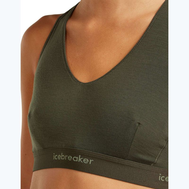 Thermal bra icebreaker Merino 125 Cool-Lite Sprite Racerback dark loden 4