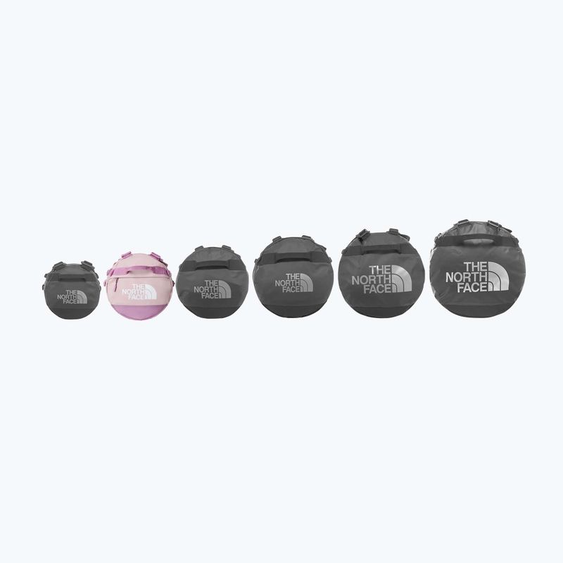 Travel bag The North Face Base Camp Duffel S 50 l metal pink/hushed laven 5