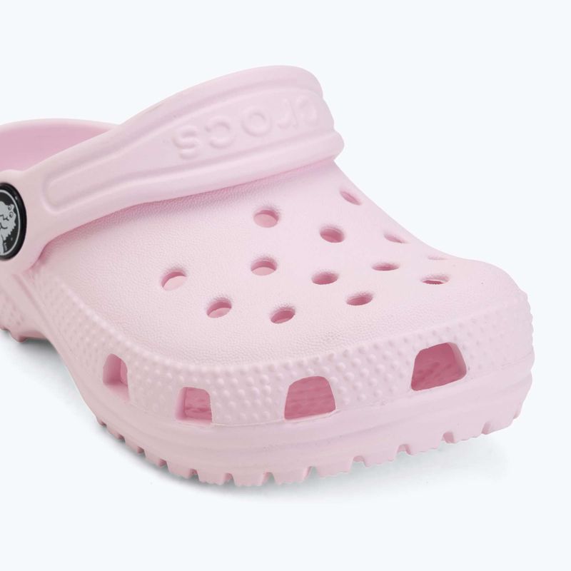 Children's slides Crocs Classic Clog Toddler pink milk 8