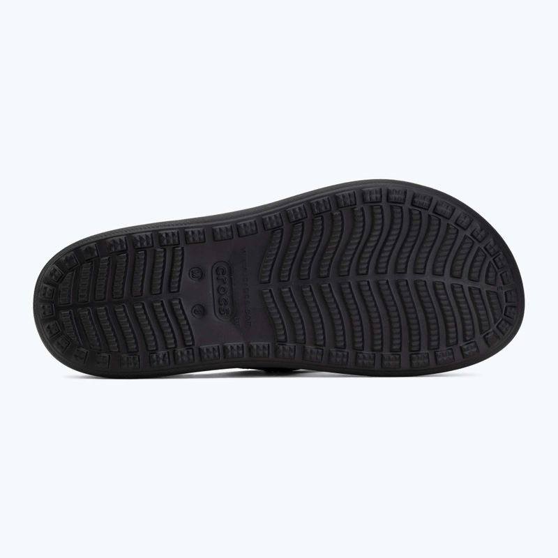 Flip-flops Crocs Yukon Vista II Leather black/black 4