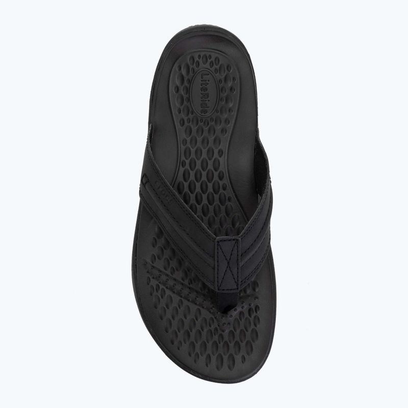Flip-flops Crocs Yukon Vista II Leather black/black 5