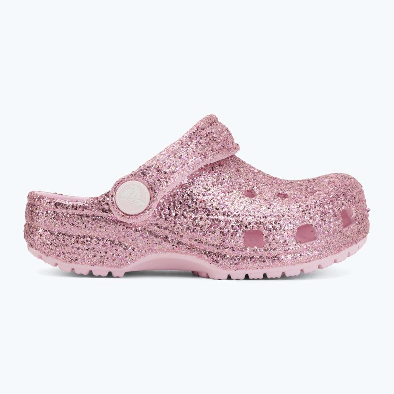 Children's slides Crocs Classic Chunky Glitter 211940 pink milk 3