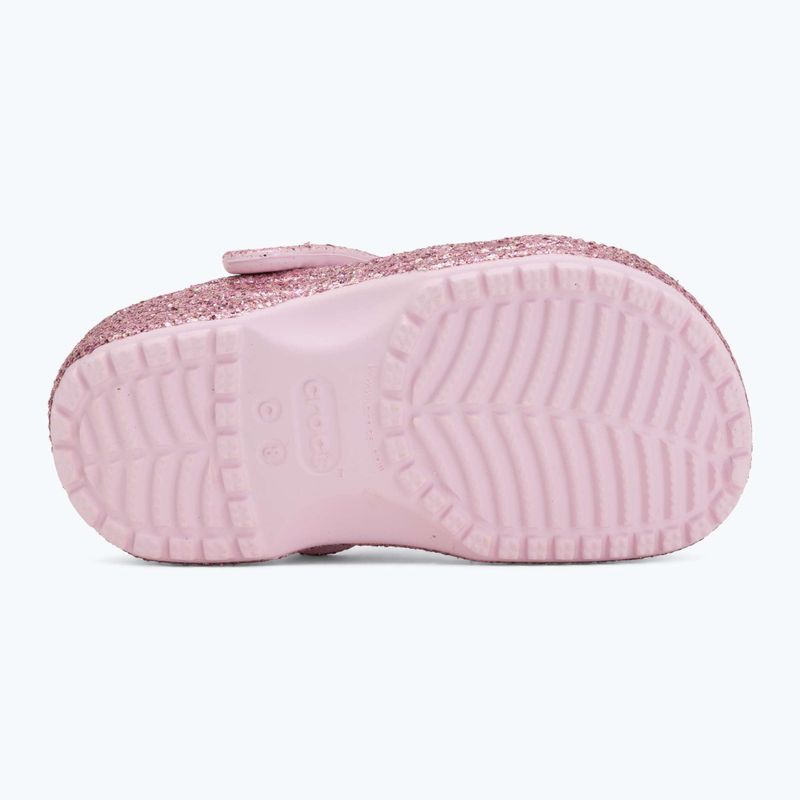 Children's slides Crocs Classic Chunky Glitter 211940 pink milk 5