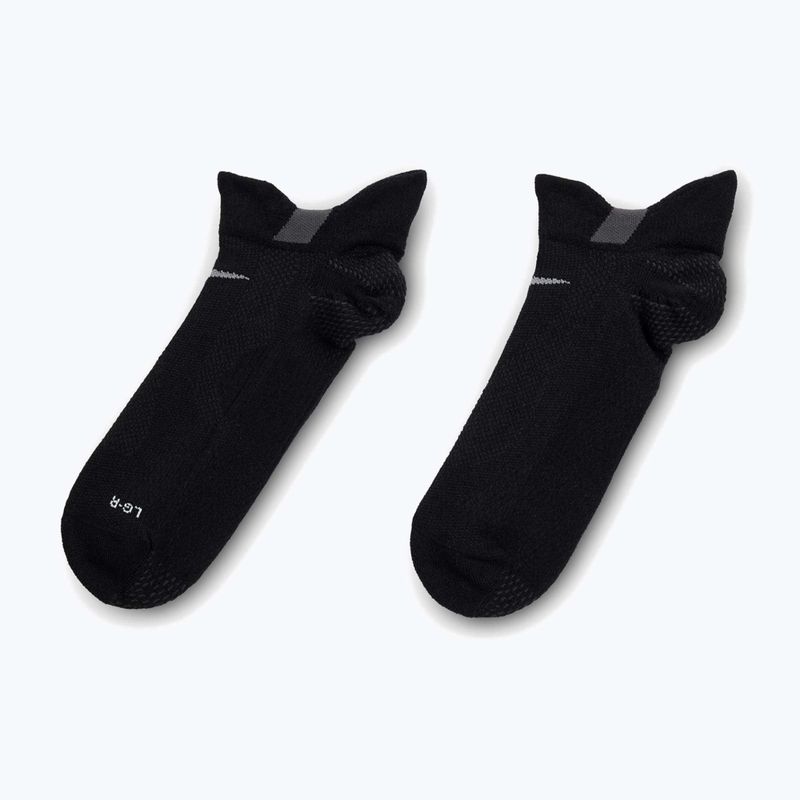 Socks Nike Running Lightweight No-Show black/dark smoke grey/smoke grey 2