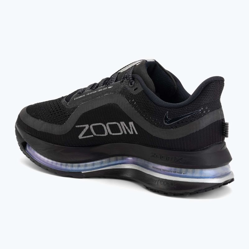 Women's running shoes Nike Pegasus Premium black/metallic silver/black 3