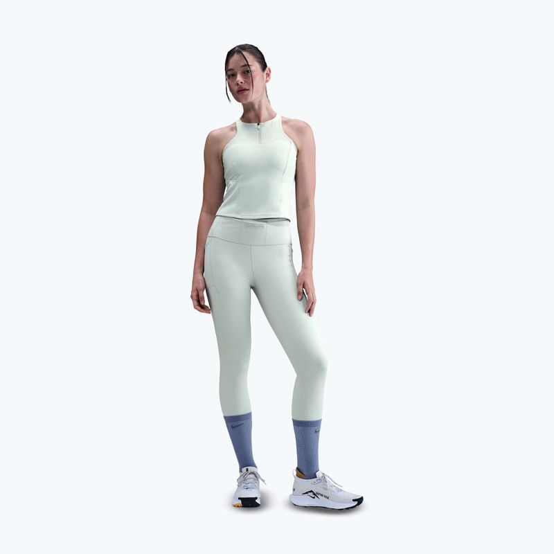 Women's T-shirt Nike Trail Medium Support Sports Bra Tank Top light silver 2