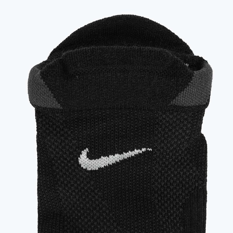 Socks Nike Running No-Show Wool black/dark smoke grey/light smoke grey 3