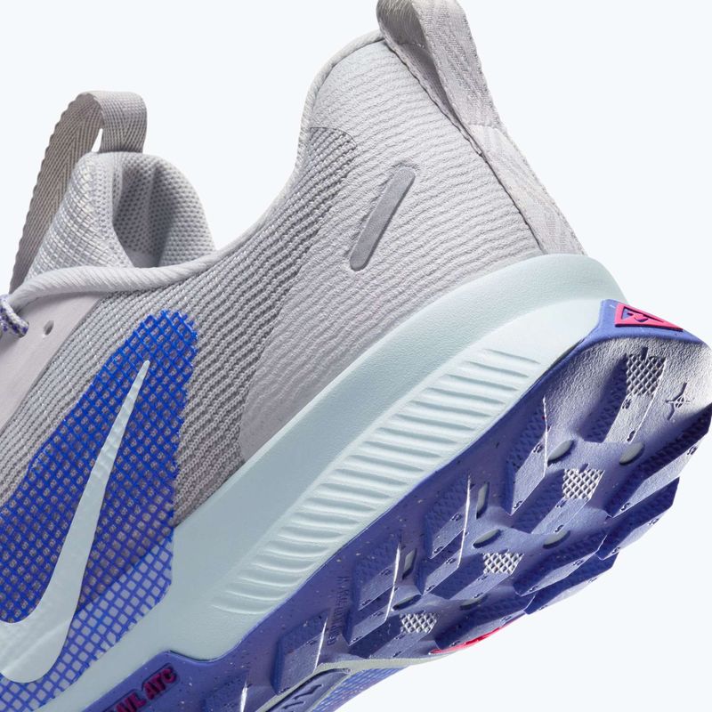 Women's running shoes Nike Juniper Trail 3 grey fog/sapphire/glacier blue 9