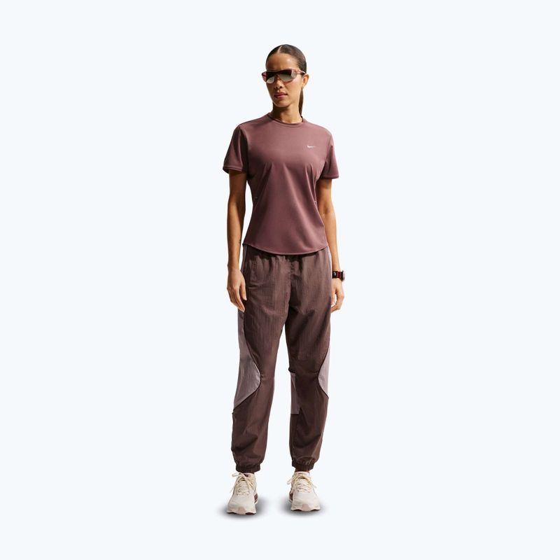 Women's running trousers Nike Swift UV Repel Mid-Rise tattoo/light violet ore 2