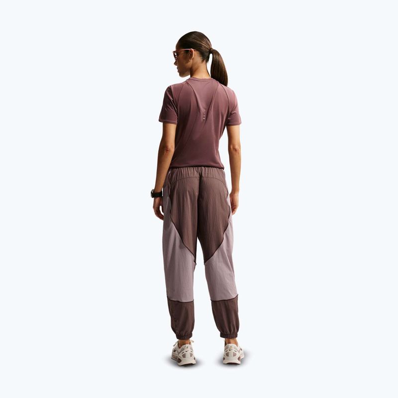 Women's running trousers Nike Swift UV Repel Mid-Rise tattoo/light violet ore 3