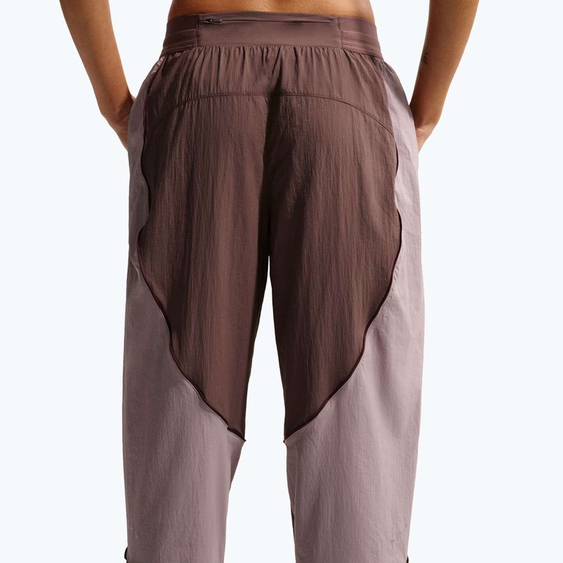 Women's running trousers Nike Swift UV Repel Mid-Rise tattoo/light violet ore 5