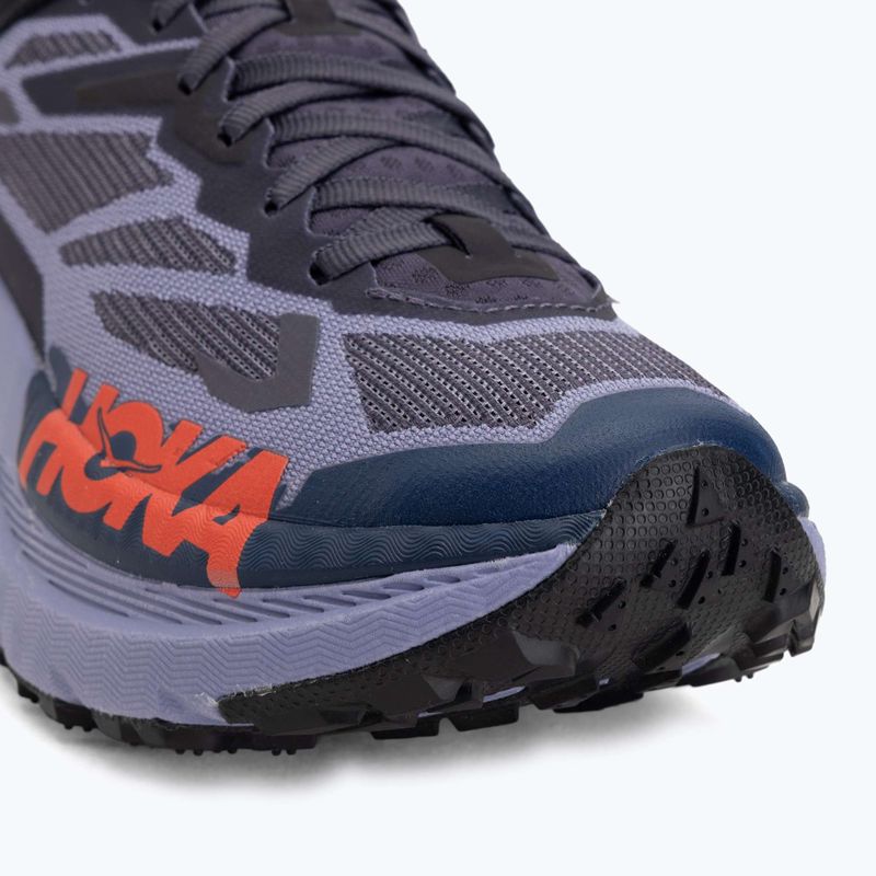 Women's running shoes HOKA Mafate X berry jam/squid ink 7