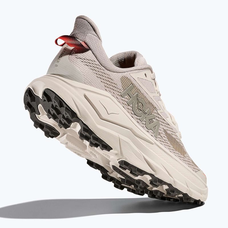 Women's running shoes HOKA Challenger 8 stucco/asphalt grey 8