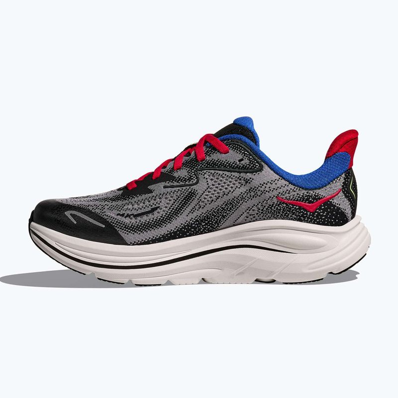 Children's running shoes HOKA Clifton 10 foggy grey/black 3