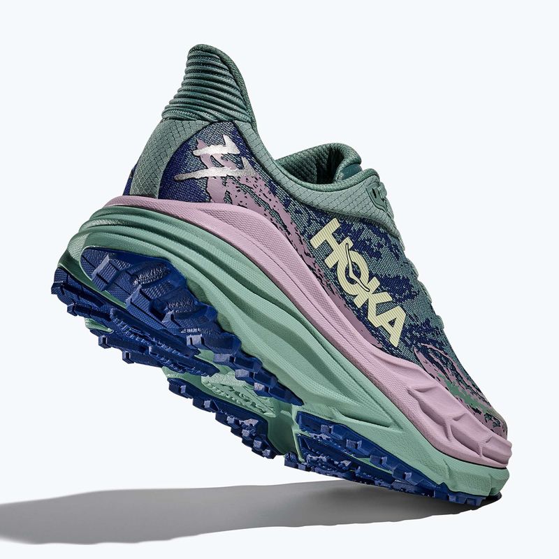 Women's running shoes HOKA Stinson 7 rosemary/fragrant lilac 8