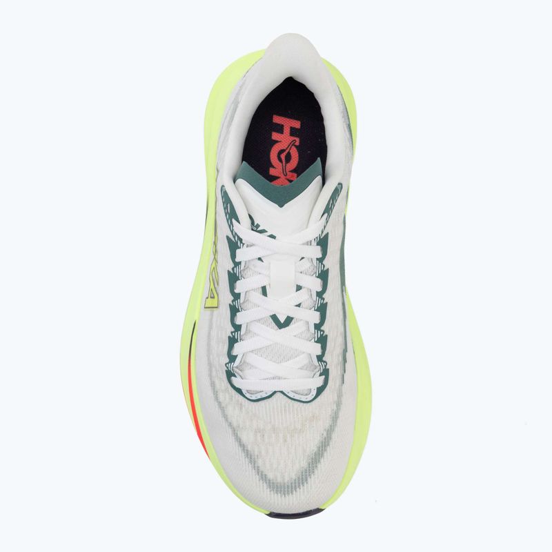 Women's running shoes HOKA Mach 7 frost/neon yuzu 5