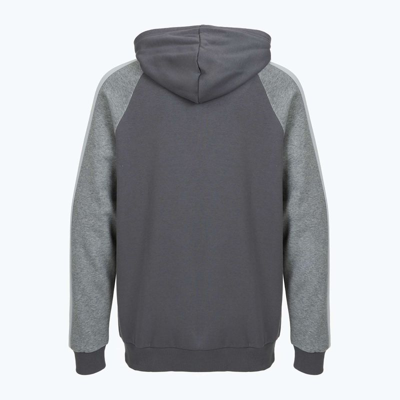 Men's sweatshirt Under Armour Rival Fleece Colorblock Hoodie castlerock/mod gray/white 4