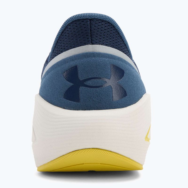Men's running shoes Under Armour Sonic 7 washed navy/nu blue/yellow shade 6