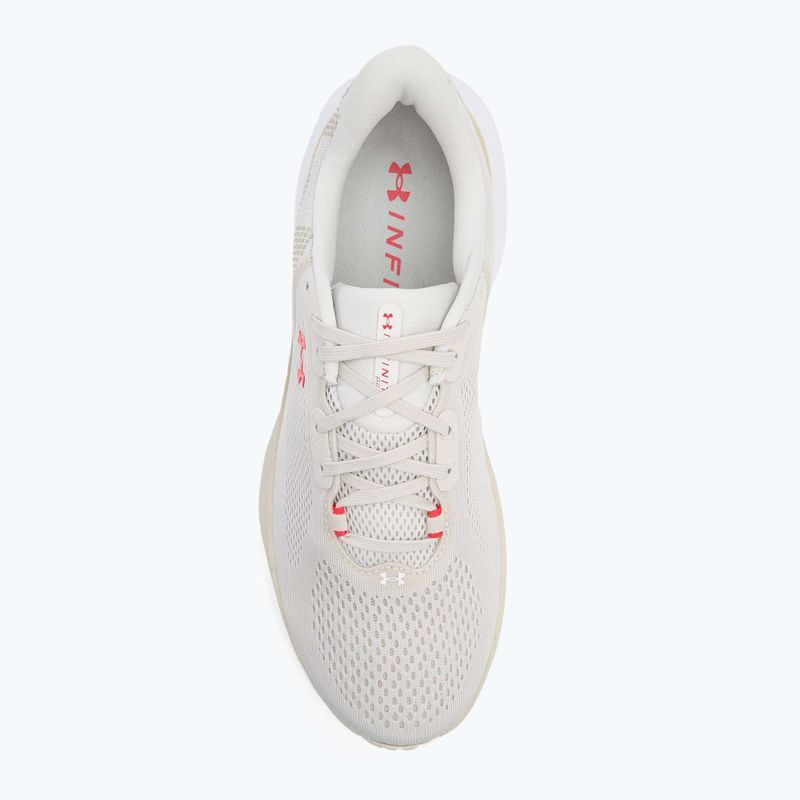 Men's running shoes Under Armour Innfinite Pro 2 summit white/khaki base/racer red 5