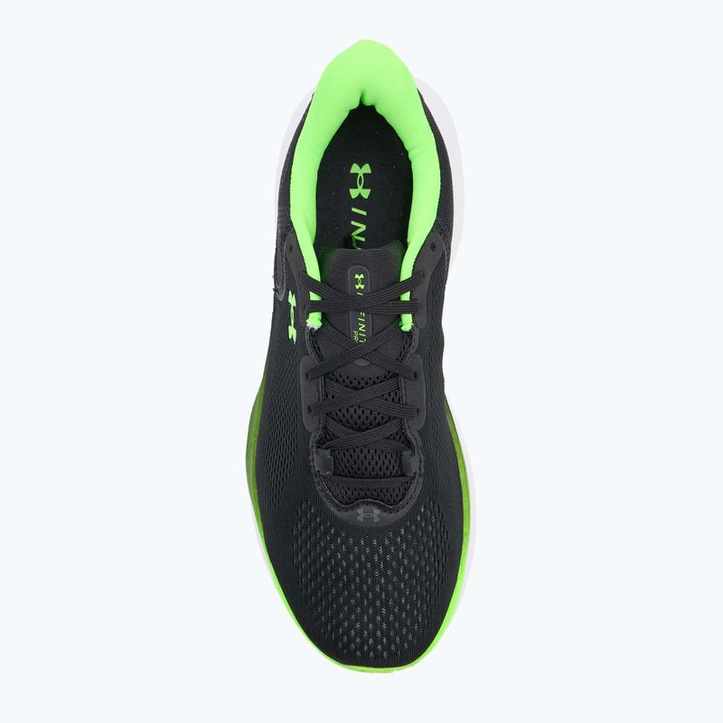 Men's running shoes Under Armour Innfinite Pro 2 black/hyper green/hyper green 5