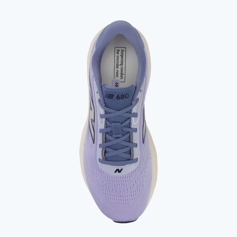 Women's running shoes New Balance Fresh Foam 680's V9 glint blue/fairweather blue/ navy 5