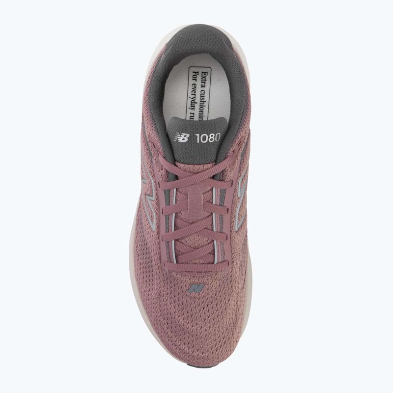 Women's running shoes New Balance 1080's V15 rosewood/silver metallic/neptune grey 5