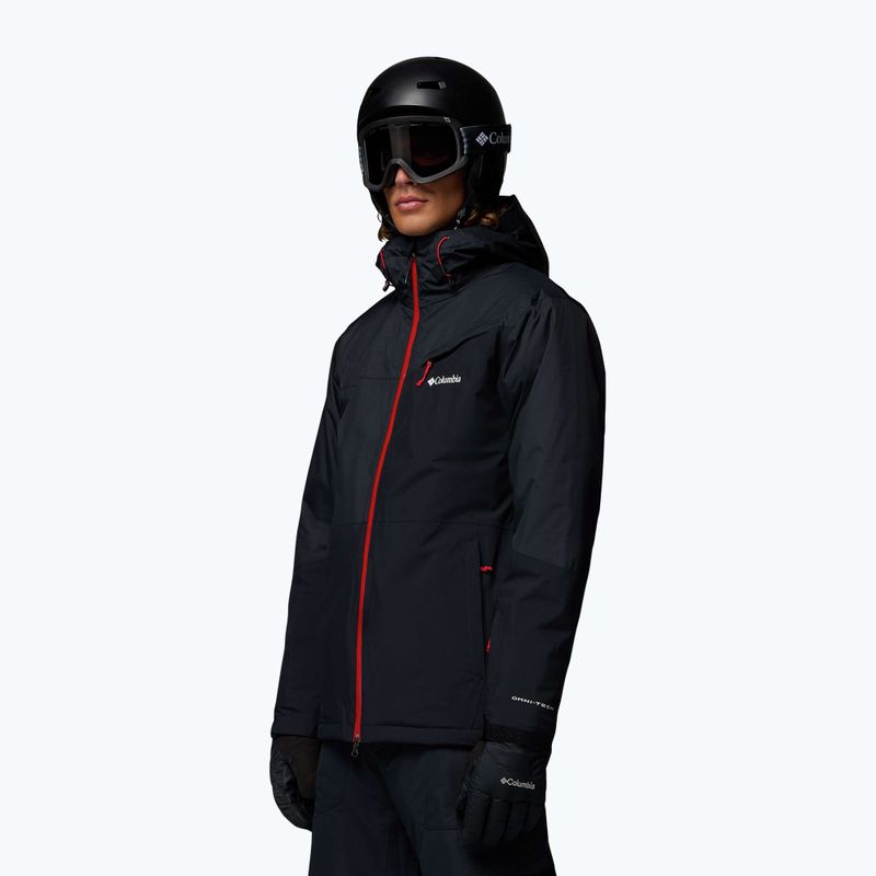 Men's ski jacket Columbia Iceberg Point II mountain black 4