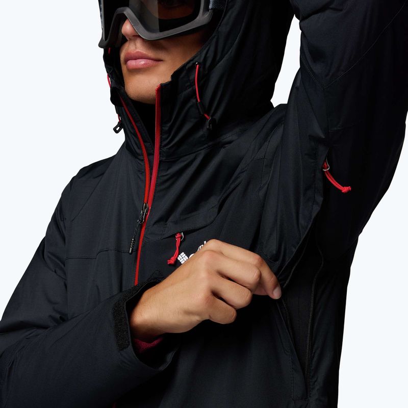 Men's ski jacket Columbia Iceberg Point II mountain black 7