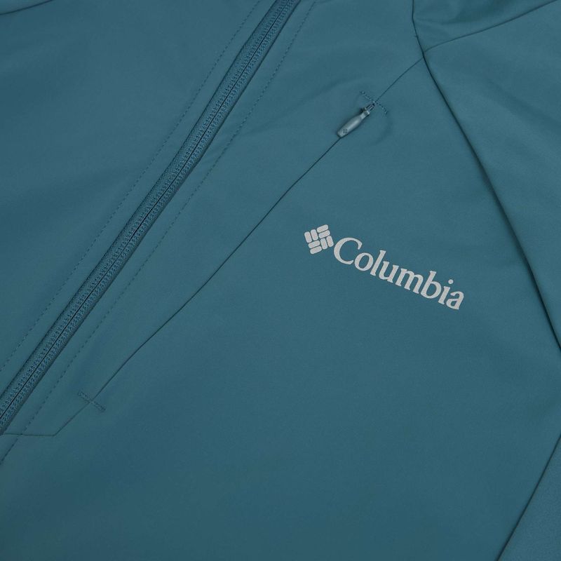 Men's softshell jacket Columbia Trailborne everblue 3