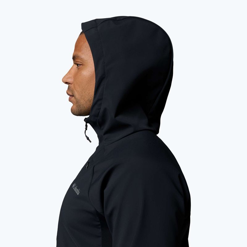 Men's softshell jacket Columbia Trailborne black 6