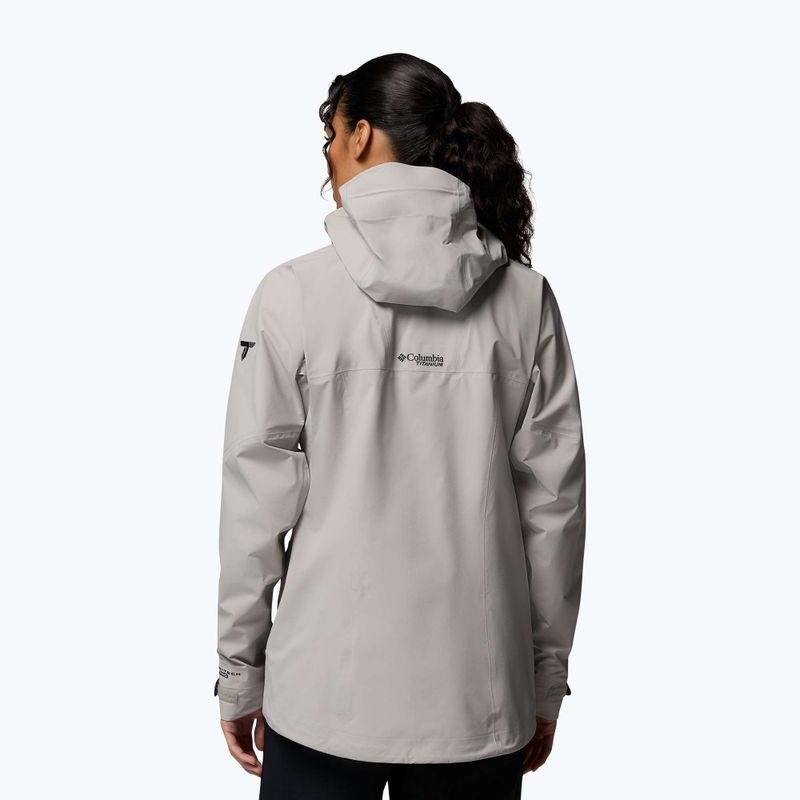 Women's softshell jacket Columbia Saudan Pro 3L flint grey 3