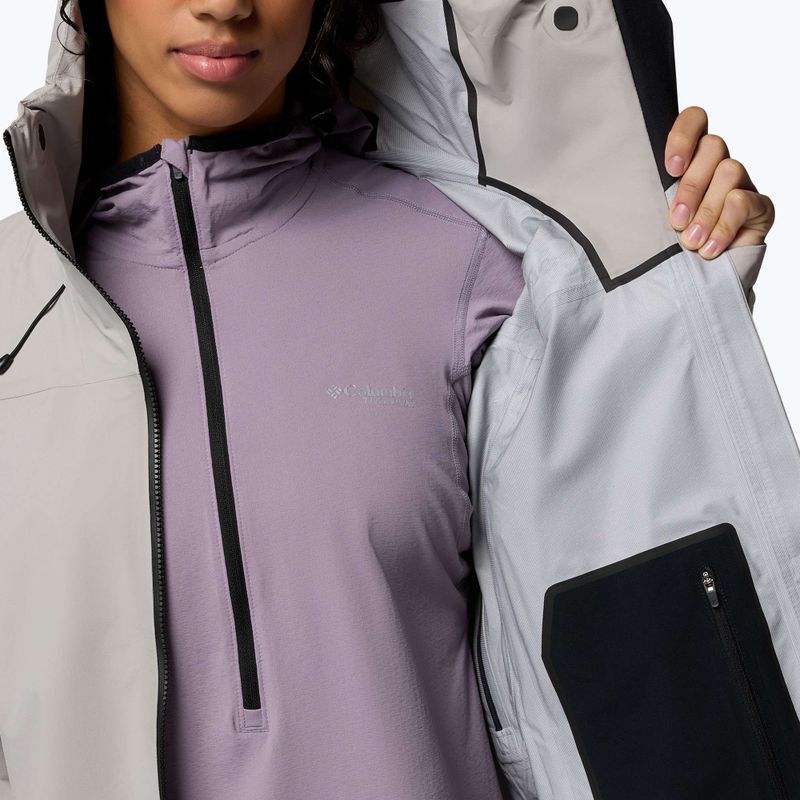 Women's softshell jacket Columbia Saudan Pro 3L flint grey 10