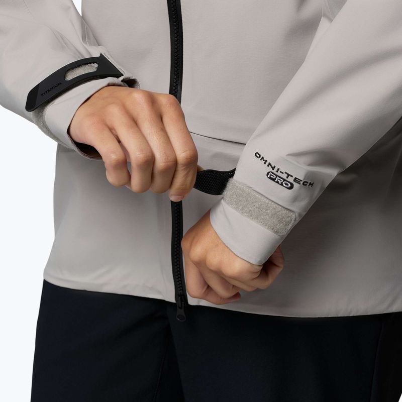 Women's softshell jacket Columbia Saudan Pro 3L flint grey 12
