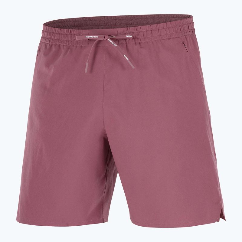 Men's running shorts Salomon Shakeout C 2IN1 7" nocturne 5
