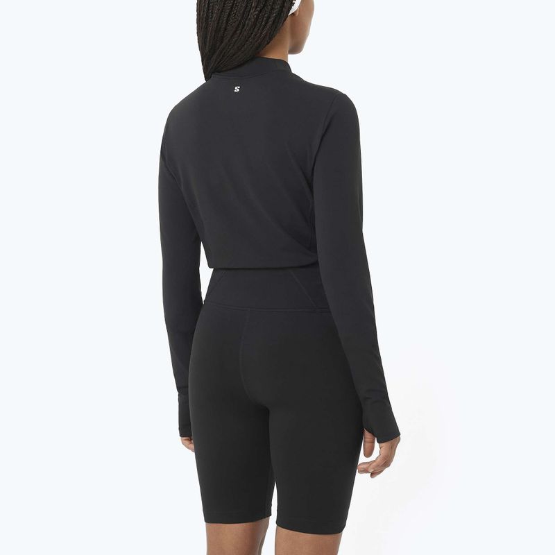 Women's running longsleeve Salomon Bliss deep black 3