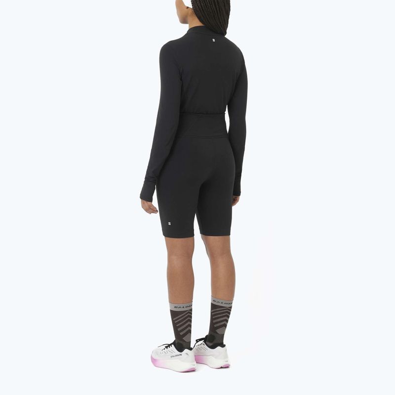 Women's running longsleeve Salomon Bliss deep black 4