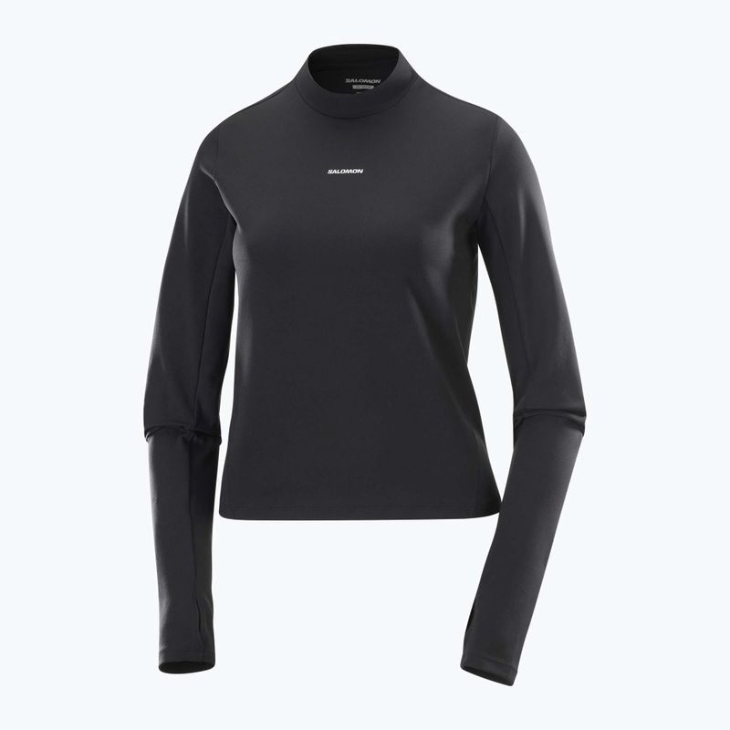 Women's running longsleeve Salomon Bliss deep black 5