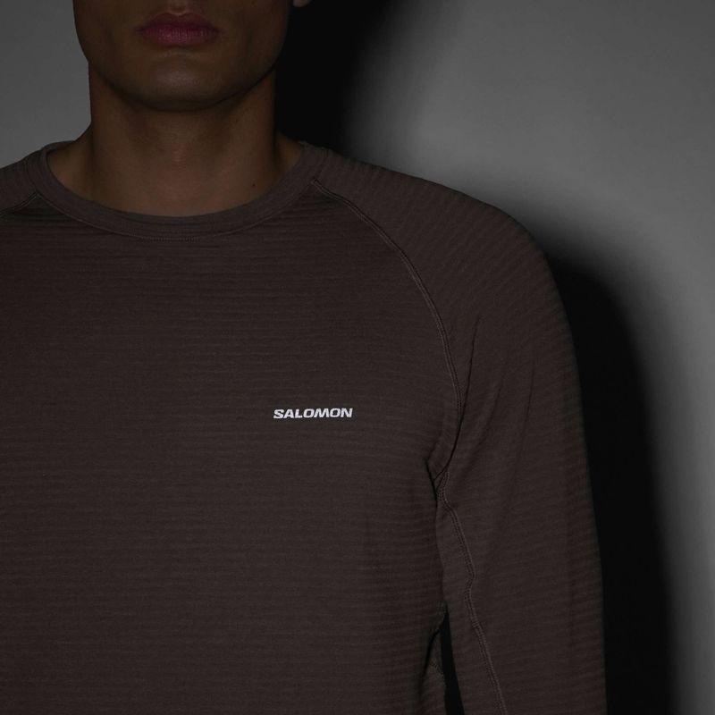 Men's sweatshirt Salomon Essential Lightwarm CN iron 4