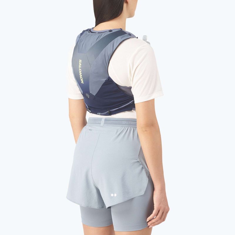 Running vest Salomon ADV SKIN 5 Gradient Set maritime blue/gray 4