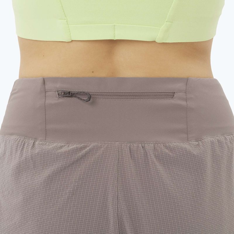 Women's running shorts Salomon Sense Aero Stow 4" iron 5