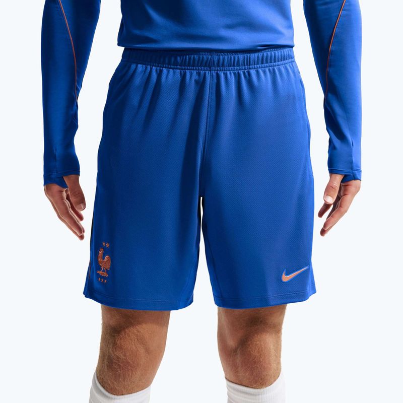 Men's football shorts Nike FFF Strike game royal/metallic copper 5