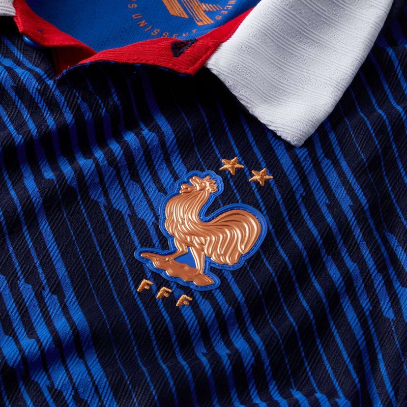 Children's football shirt Nike FFF 2026/27 Match Home game royal/metallic copper 3